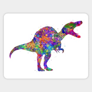 Spinosaurus dinosaur watercolor Magnet